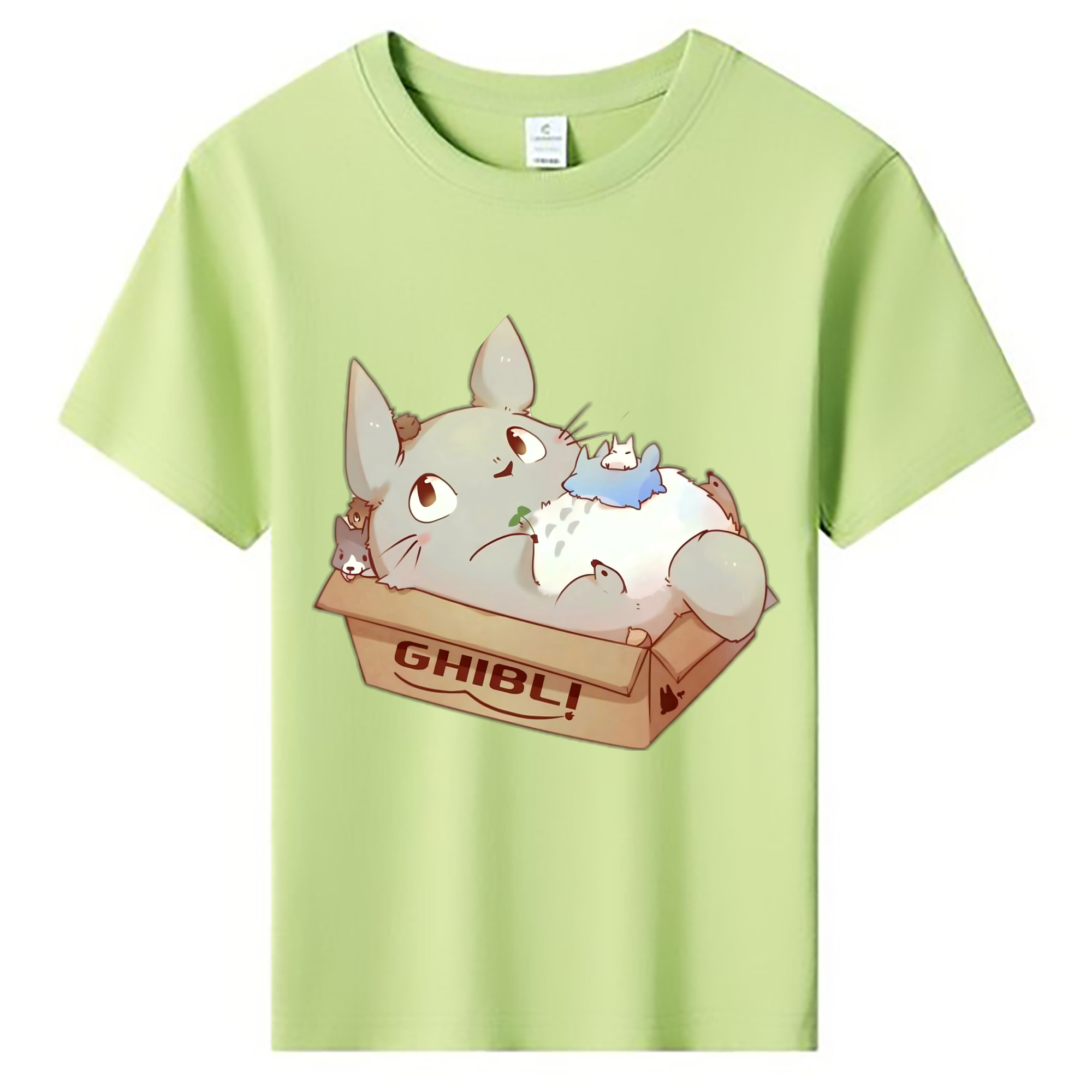 （画像用） となりのトトロ 草壁メイ 草壁サツキ My Neighbor Totoro Satsuki Kusakabe Mei Kusakabe 綿100％キッズTシャツ（フロントプリント）